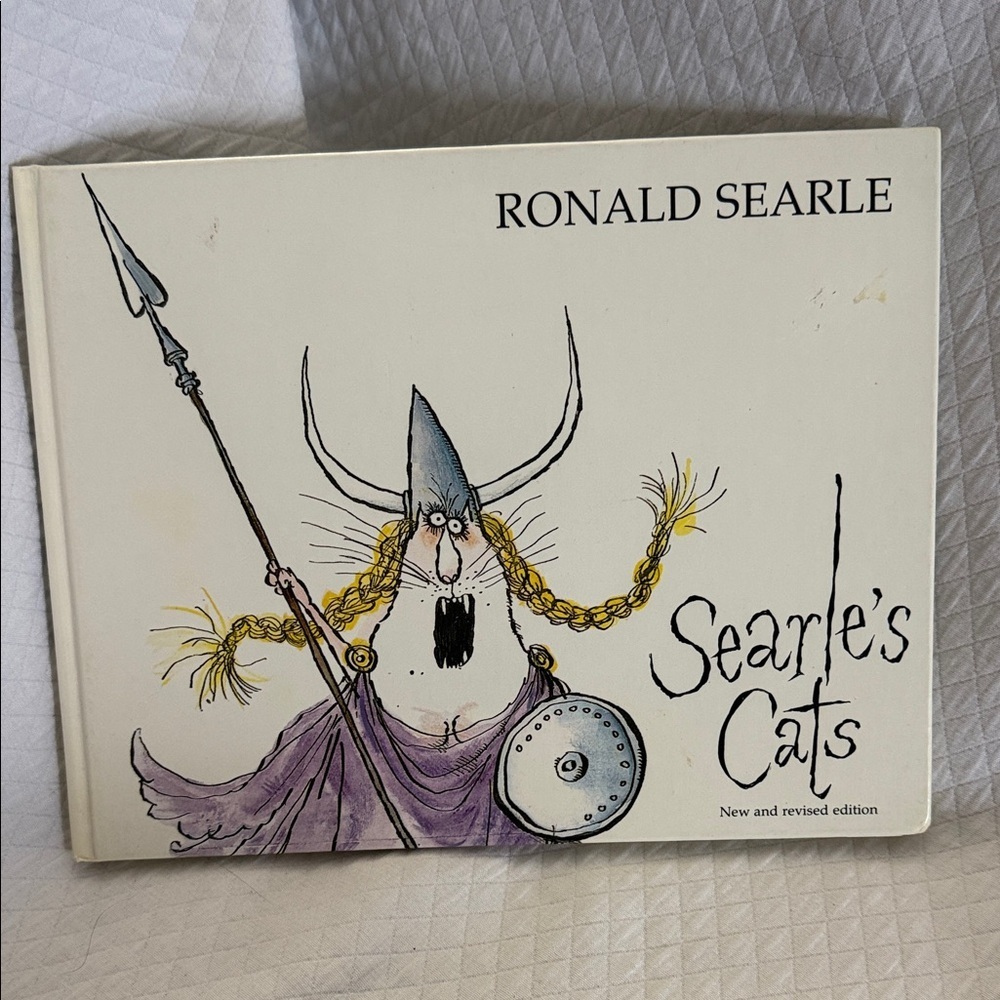 Searle’s Cats by Ronald Searle (1988) – Rare Canadian Hardcover Edition